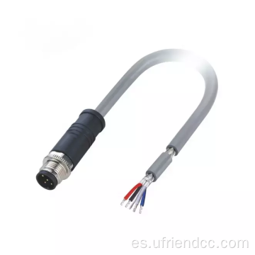 Cable de cable/conector de M12 impermeable